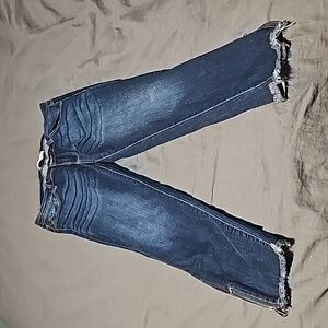Kancan skinny jeans with zip ankles